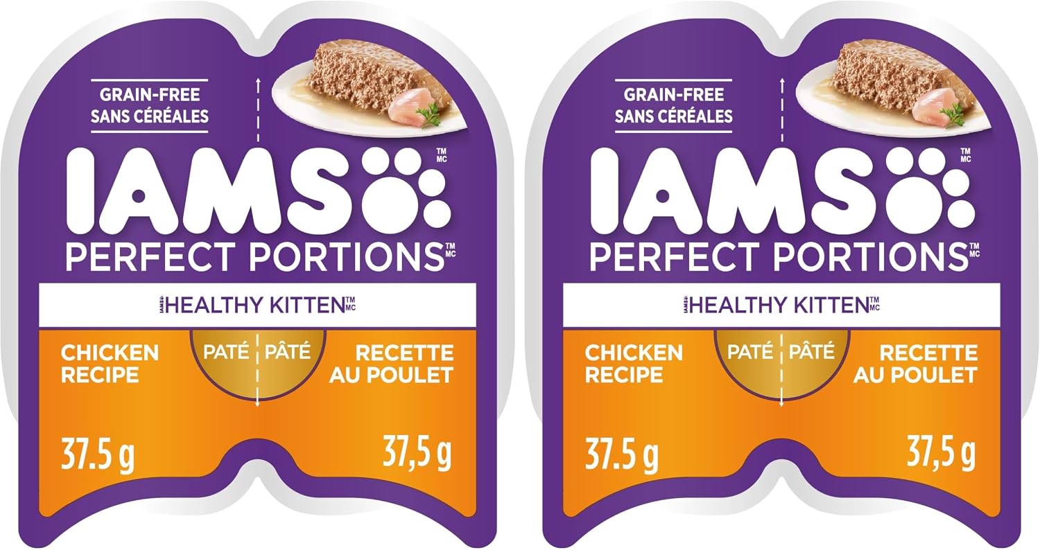 IAMS-Perfect-Portions-Healthy-Kitten-Grain-Free-Wet-Cat-Food-Pate,Chicken-Recipe,2.6-oz.-220