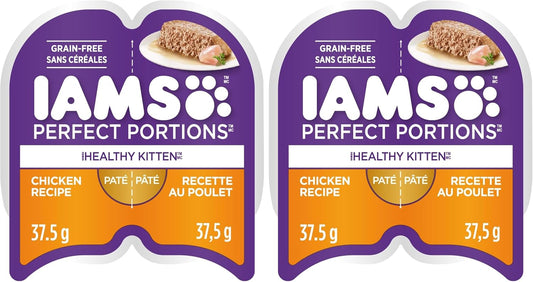 IAMS-Perfect-Portions-Healthy-Kitten-Grain-Free-Wet-Cat-Food-Pate,Chicken-Recipe,2.6-oz.-220