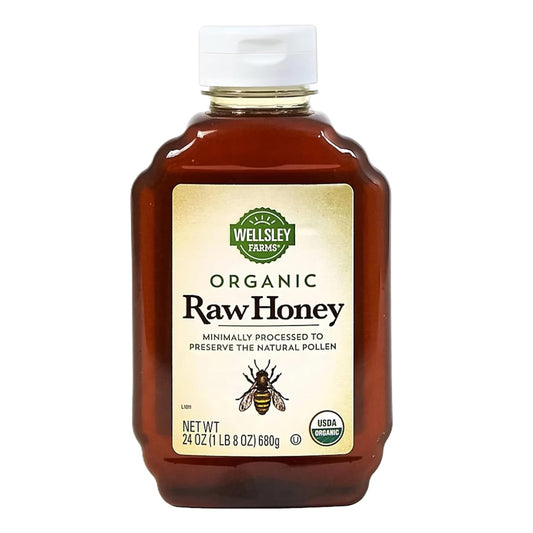 Wellsley-Farms-Organic-Raw-Honey,-1-Pure,-USDA-Certified-–-24-oz-----737