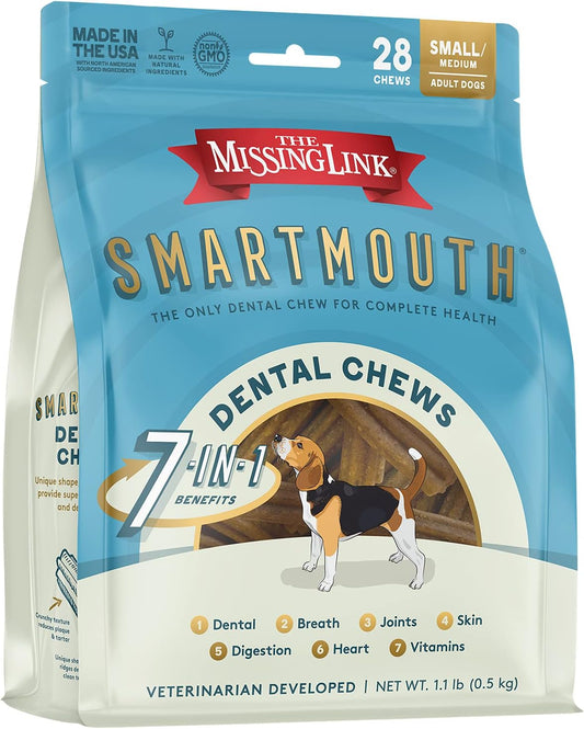 Smartmouth-Vet-Developed-Dental-Chew-Treats,-7-in-1-Benefits:-3156