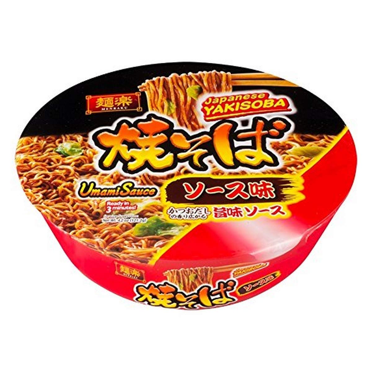 Hikari-Menraku,-Yakisoba-Sauce,-4.2-Ounce-(Pack-of-12)-------210