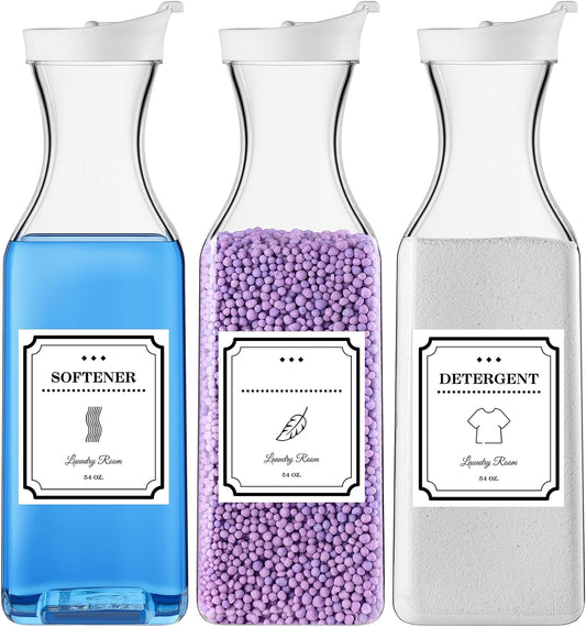 Laundry-Detergent-Dispenser,54oz-Fabric-Softener-Dispenser,Plastic-Liquid-Laundry-Detergent-Container,Laundry-3546