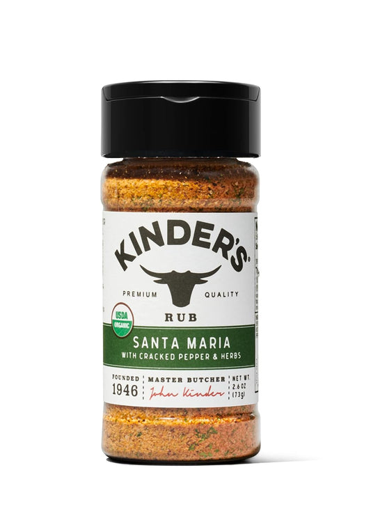 Kinder's-Organic-Santa-Maria-Rub-(Cracked-Pepper-and-Herbs),-Premium-Quality-Seasoning,-1925