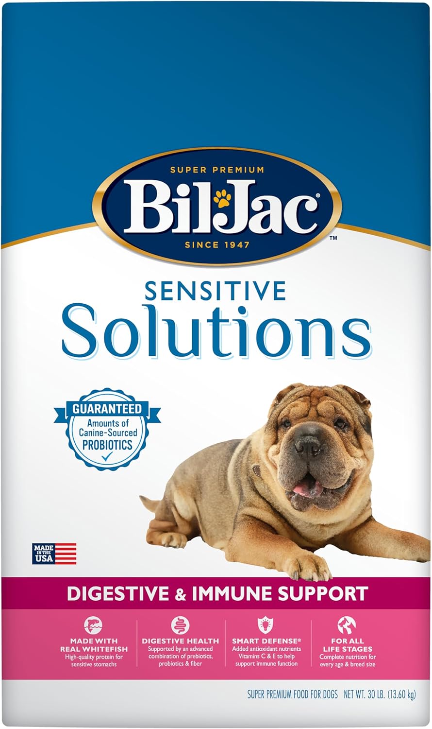 Bil-Jac-Sensitive-Solutions-Digestive-&-Immune-Dry-Dog-Food,-Chicken-Recipe,-30-lb-503