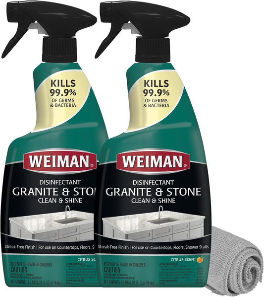 Weiman-Disinfectant-Granite-Daily-Clean-&-Shine-(2-Pack-with-5303