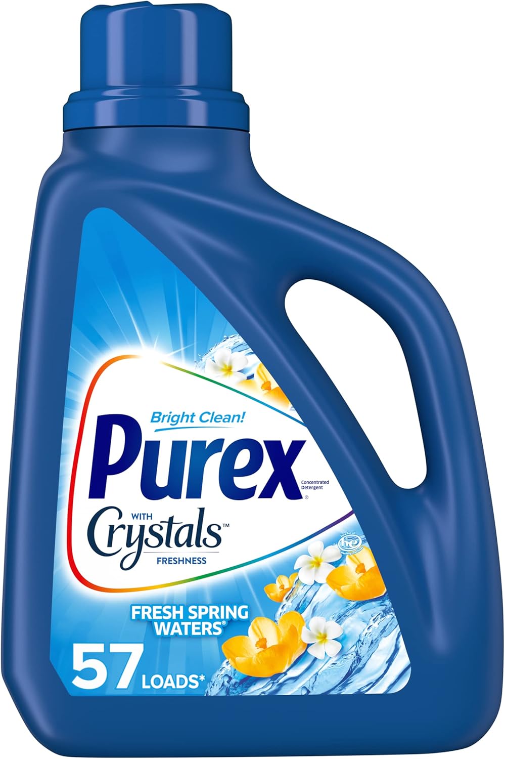 Purex-Liquid-Laundry-Detergent-with-Crystals-Fragrance,-Fresh-Spring-Waters,-381