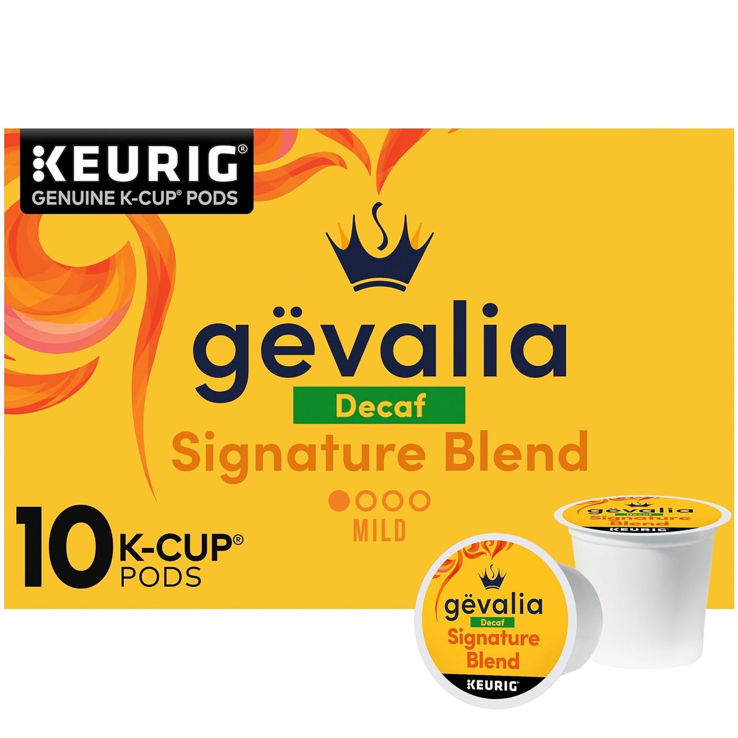 Gevalia-Signature-Blend-Decaf-Mild-Roast-K-Cup-Coffee-Pods,-10-ct-Box---2287