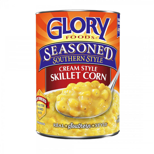 Glory-Foods,-Sartén-de-maíz-sazonada,-15-onzas,-paquete-254