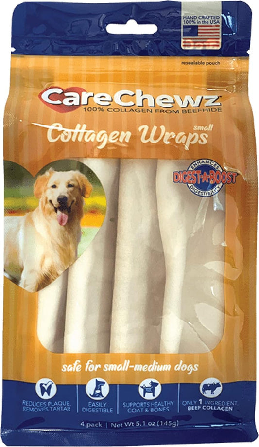 Pet-Factory-CareChewz-Collagen-6-7"-Small-Wraps-Dog-Chew-Treats---Flavor,-662