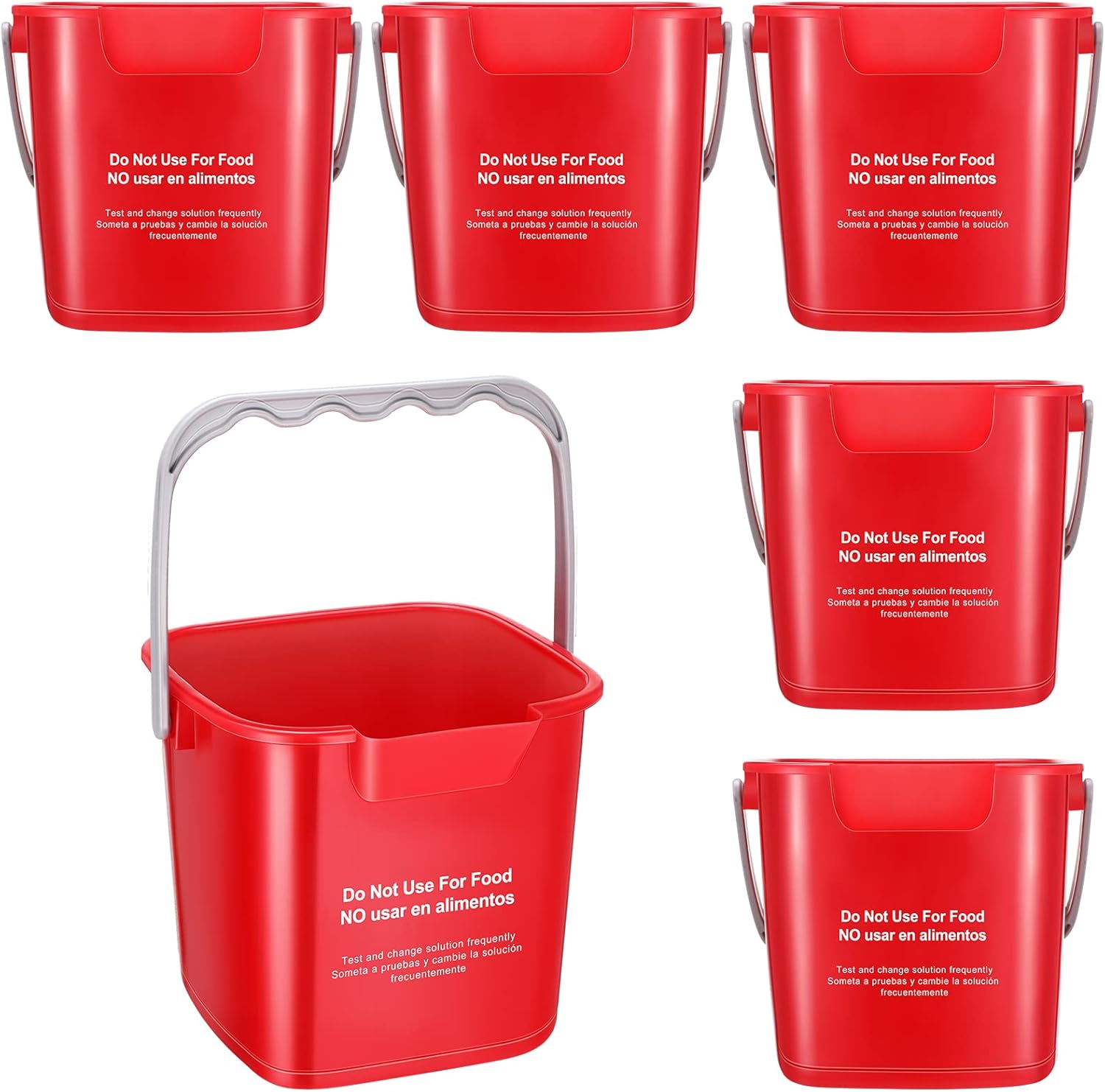 Roshtia-6-Pcs-3-Quart-Cleaning-Bucket-Small-Sanitizing-Square-2563