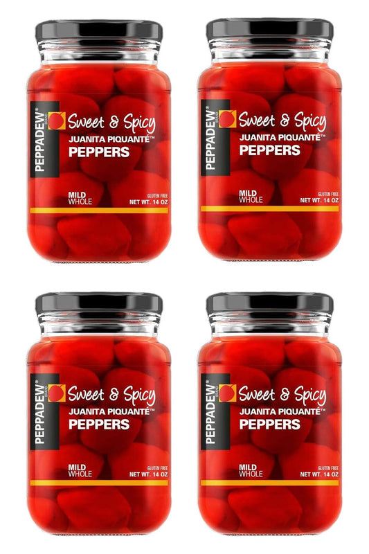 Peppadew®-Sweet-&-Spicy-Juanita-Piquante-Peppers,-14-Ounce-(400g)-Mild,-Whole-725