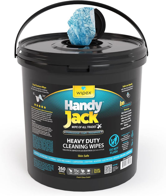 Wipex-Handy-Jack-Heavy-Duty-Wipes,-Dual-Texture-Cleaning-Cloth,-788