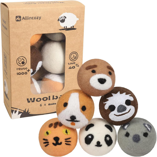 Wool-Dryer-Balls-Laundry-Reusable,-Natural-Eco-Friendly-Fabric-Softener-Reduce-Clothing-Wrinkles,-473