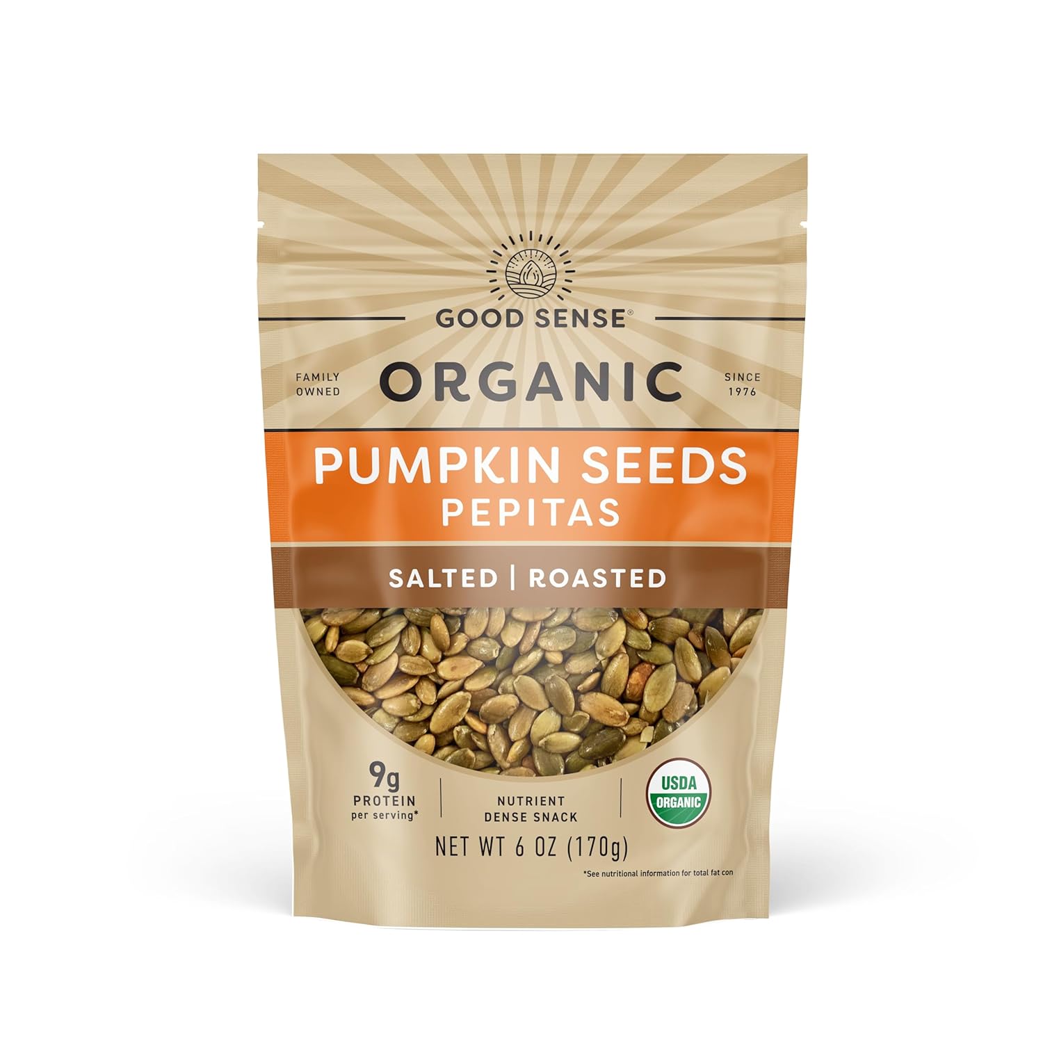 Good-Sense-Roasted-Salted-Organic-Pumpkin-Seeds,-6-Ounce--------961