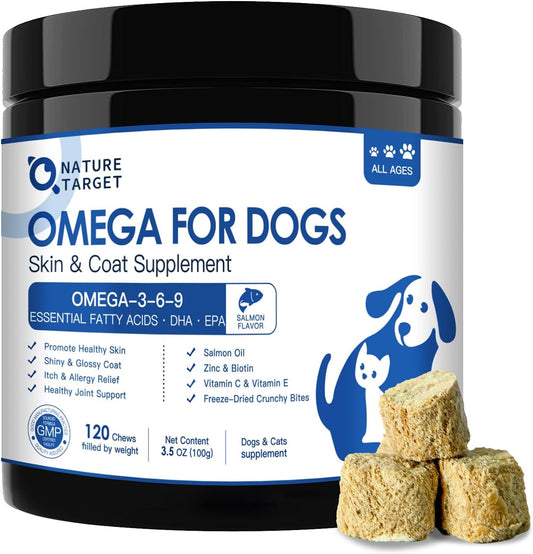 NATURE-TARGET-Omega-3-Fish-Oil-for-Dogs,-Salmon-Oil-for-&-33