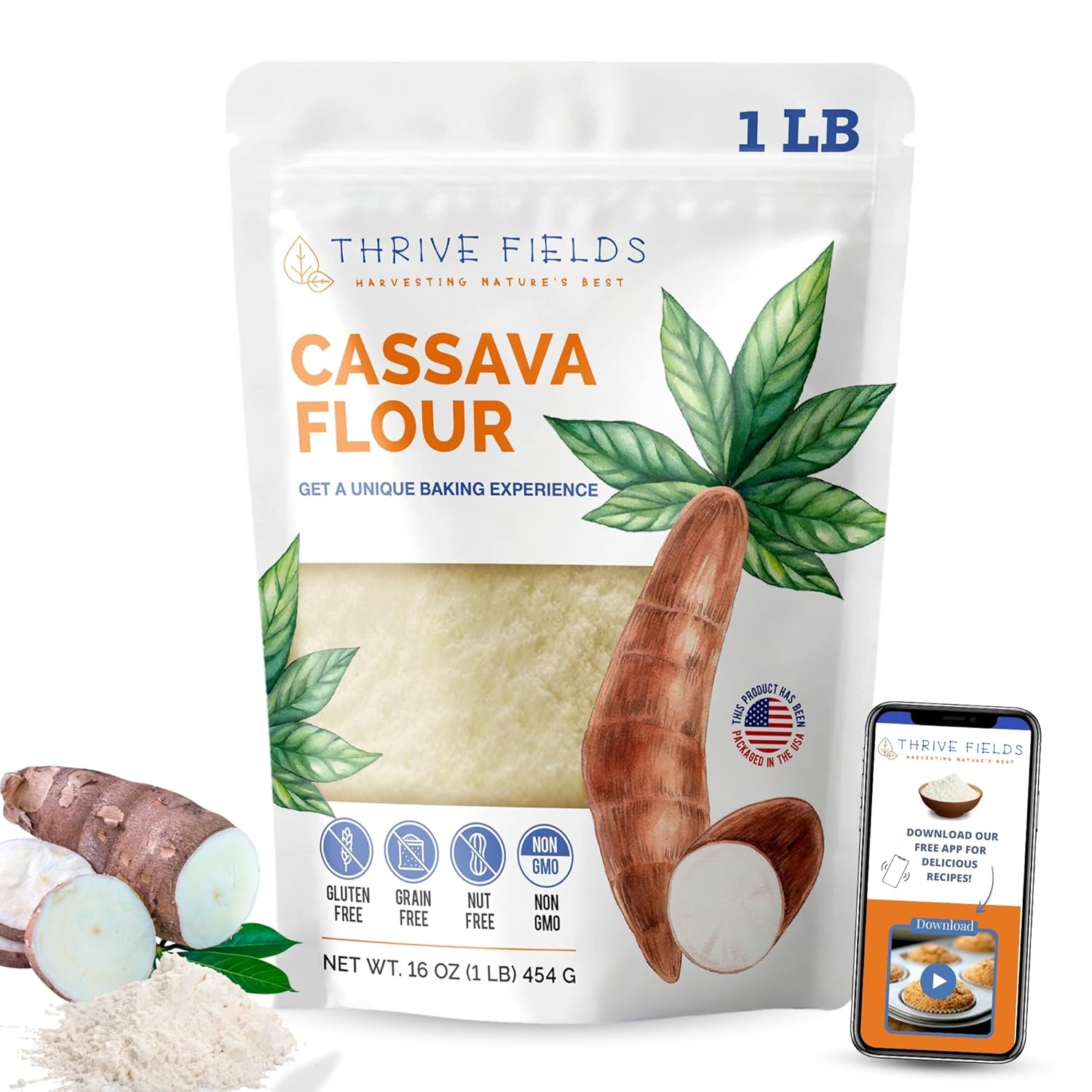 THRIVE-FIELDS-Cassava-Flour---All-Purpose-Yuca-Root-Flour-for-Baking---and-Free,-494
