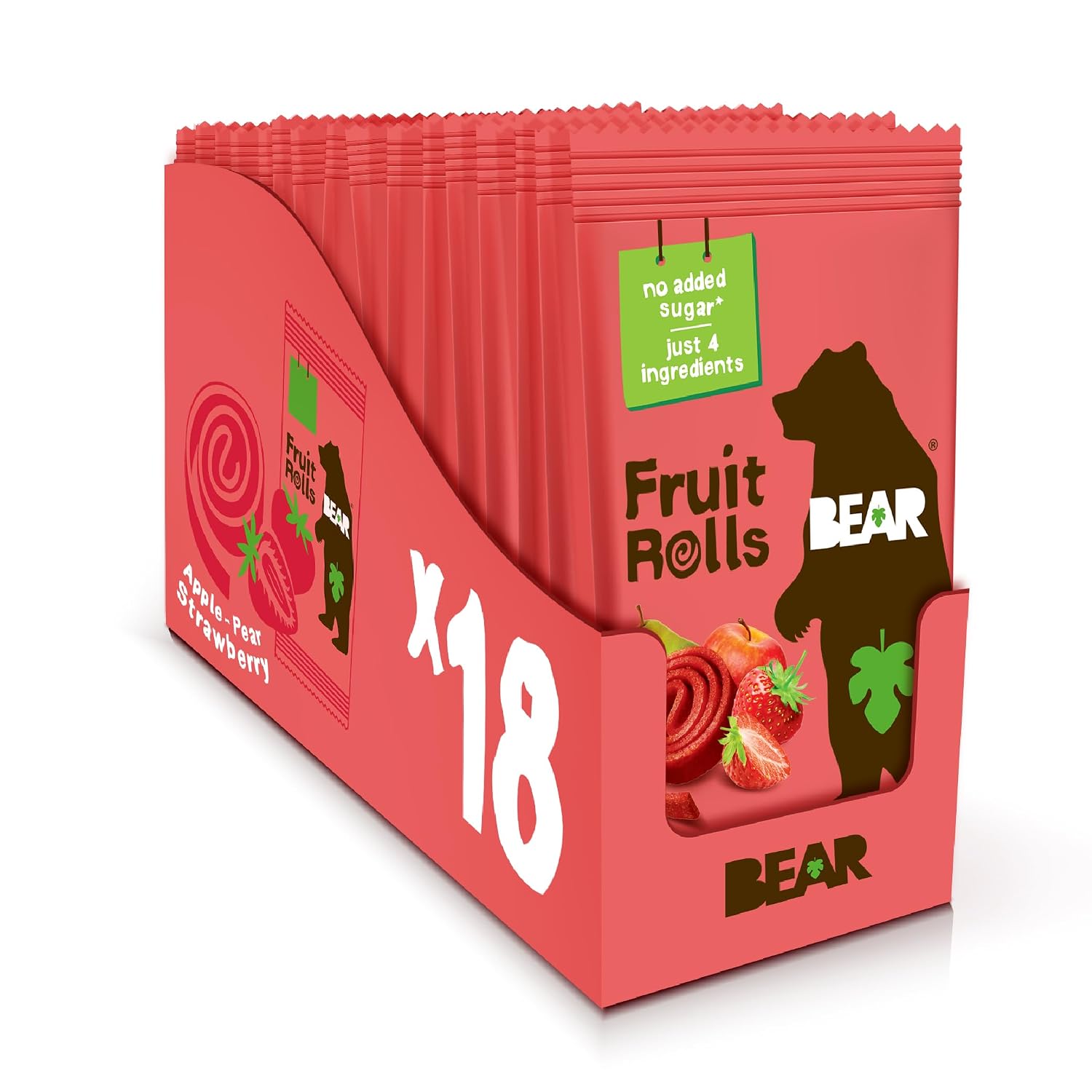 BEAR-Fruit-Rolls-Strawberry-20g-(Pack-of-18)-–-Made-with--Real-Fruit-|-with-2102