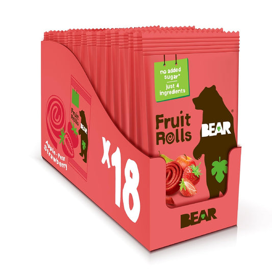 BEAR-Fruit-Rolls-Strawberry-20g-(Pack-of-18)-–-Made-with--Real-Fruit-|-with-2102