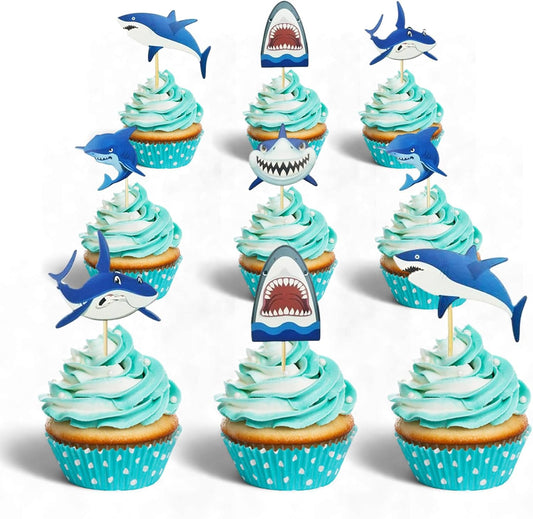 30-Pcs-Shark-Cake-Toppers-Happy-Birthday-2530