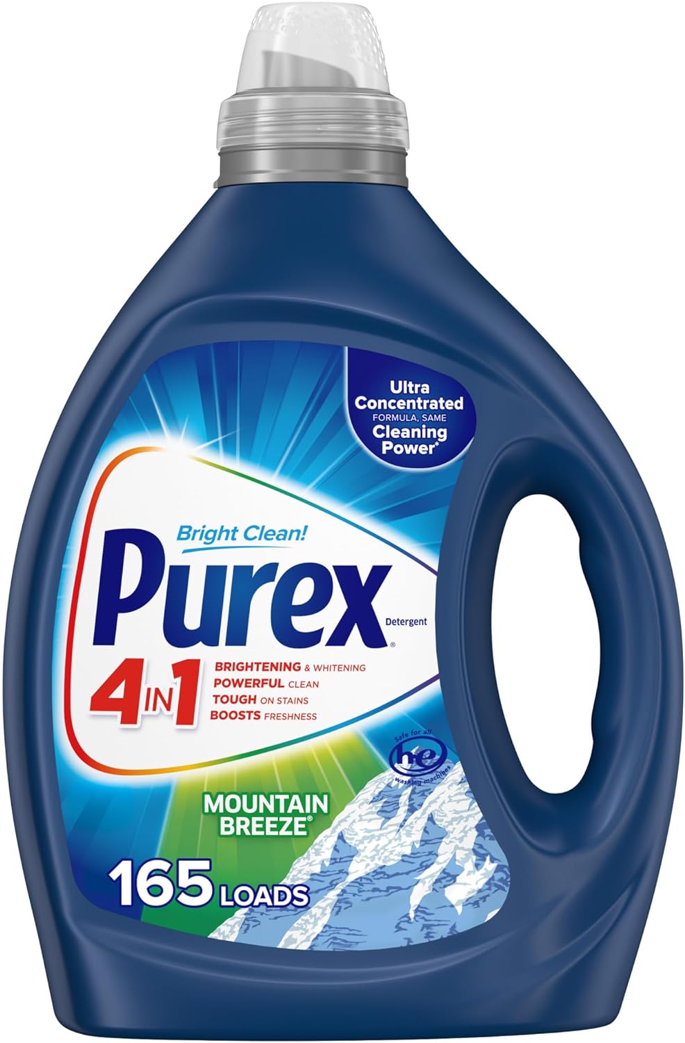 Purex-Liquid-Laundry-Detergent,-Ultra-Concentrated,-Mountain-Breeze,-82.5-Ounce,-3839