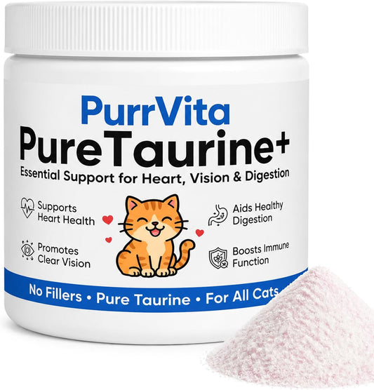 PurrVita-Taurine-for-Cats-Upgraded,-Pure-Taurine-Supplement-for-Cats-Powder,-Support-Feline-1346