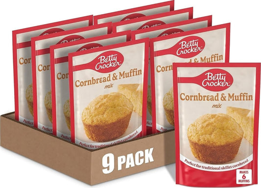 Betty-Crocker-Cornbread-and-Muffin-Baking-Mix,-6.5-oz.-(Pack-638