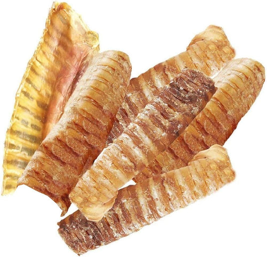 Premium-Beef-Trachea-for-Dogs-6"-Strips-Split-2481