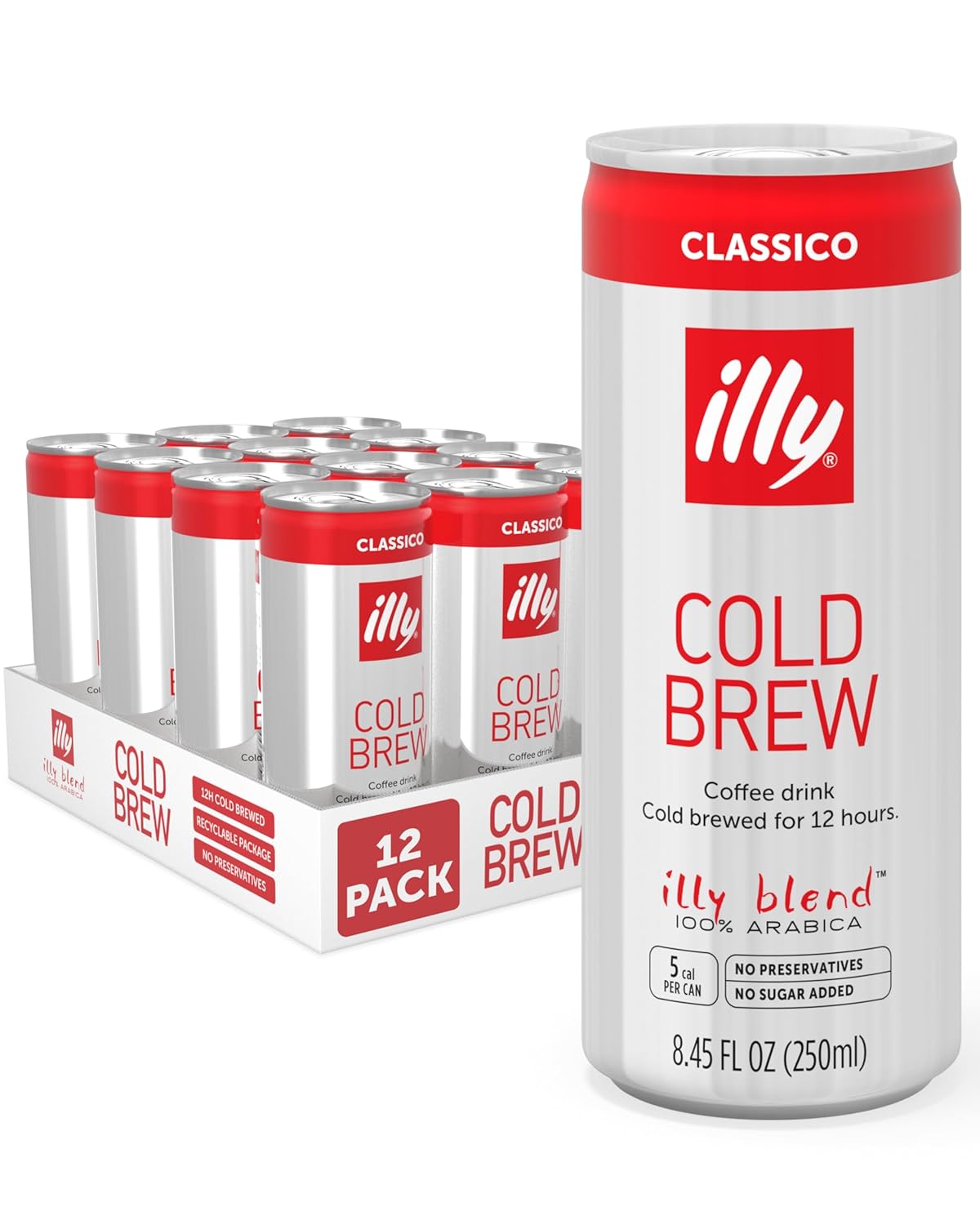 illy-Ready-To-Drink,-Classico-Cold-Brew-Coffee-Cans,-1-Arabica,-Premium-Italian-2487