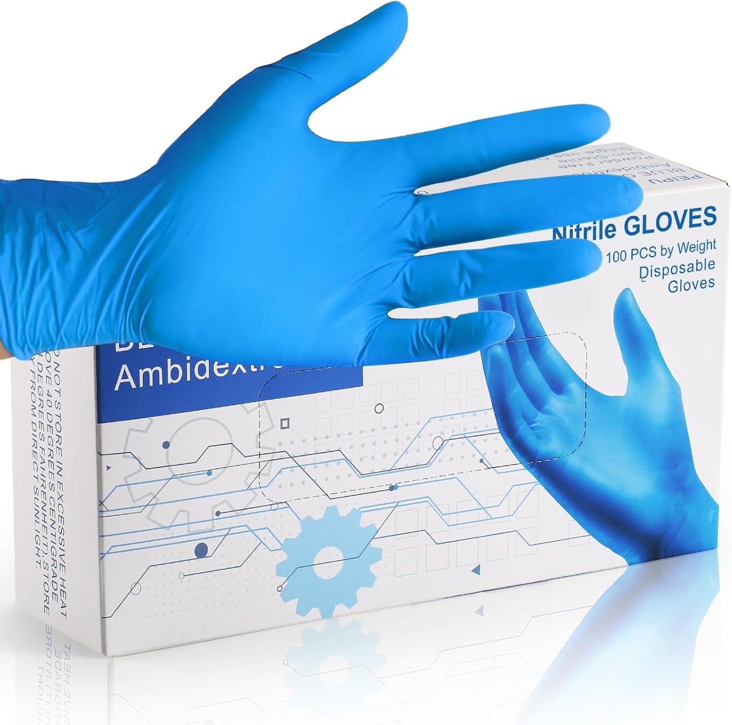 PEIPU-Nitrile-Disposable-Gloves?Powder-Free,-Cleaning-Service-Gloves,-Latex-Free-----------1926