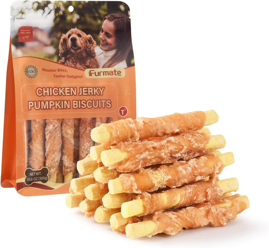 Dog-Treats-Pumpkin-Biscuits-Chicken-Jerky-Wrapped,-Low-Fat-Rawhide-Free-Dog-538