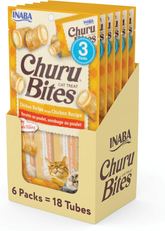INABA-Churu-Bites-for-Cats,-Soft/Chewy-Baked-Chicken-Wrapped-Churu-Filled-Cat-Treats-with-483