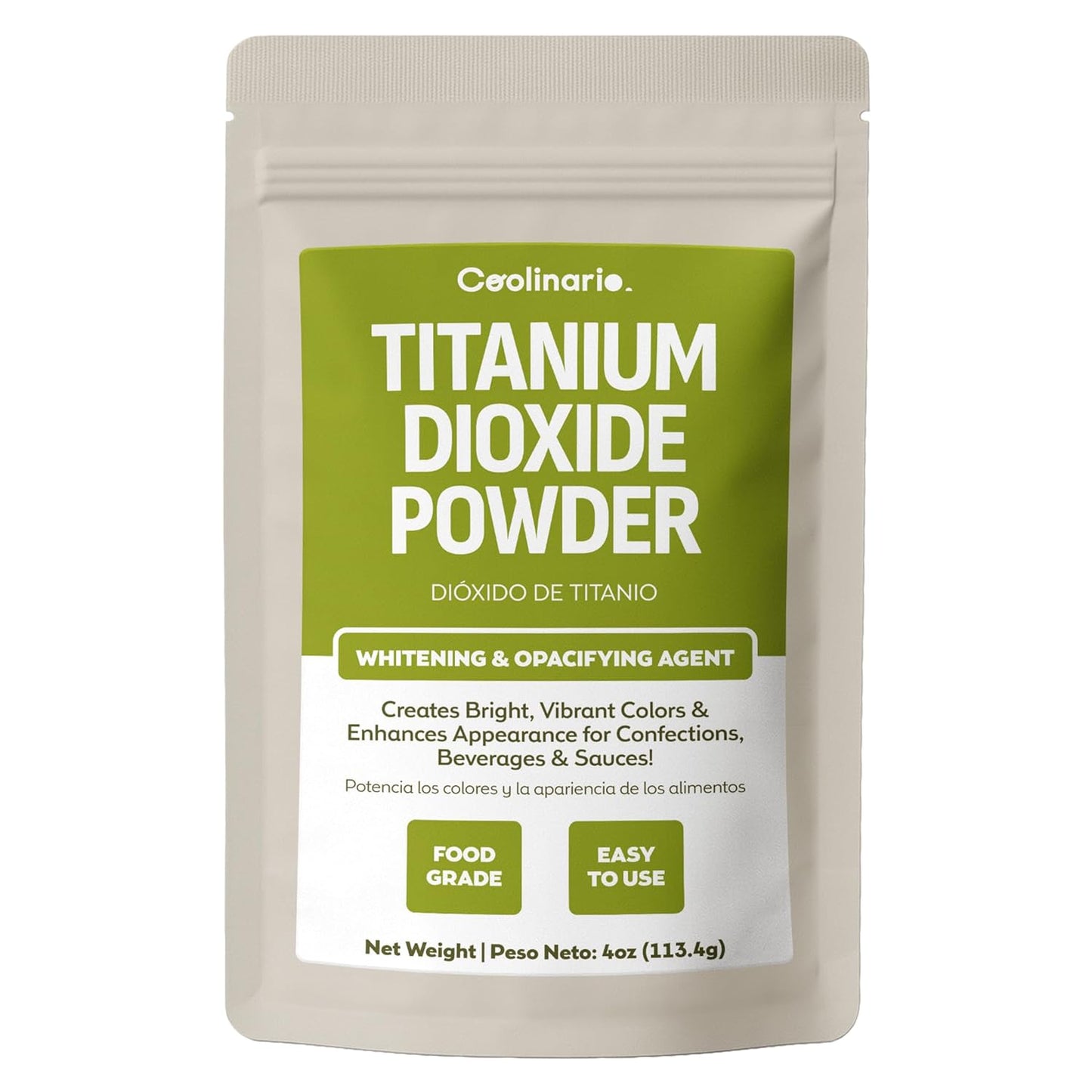 Coolinario-Titanium-Dioxide-Powder-(4-Oz)-Food-Grade-Whitening-&-Opacifying-Agent-Confections,-&-1884
