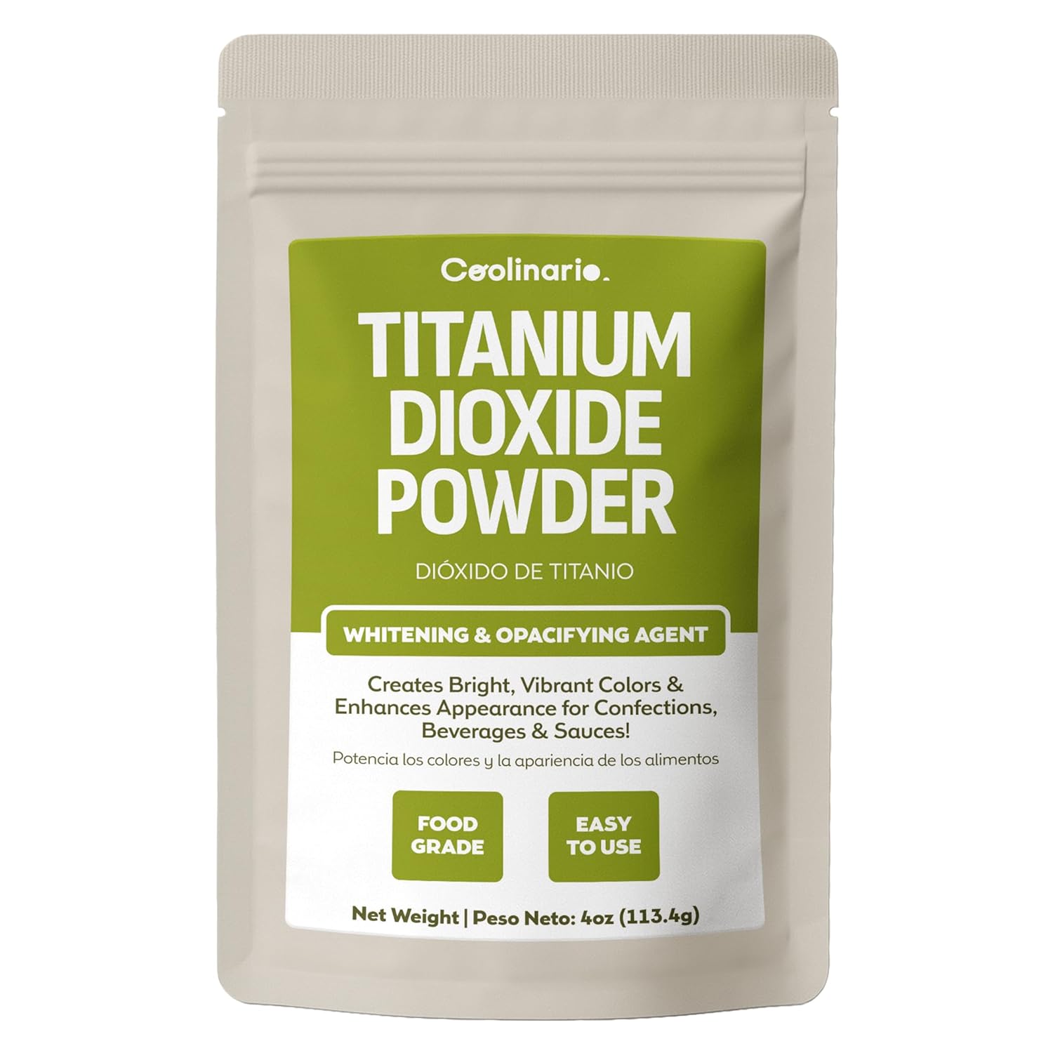 Coolinario-Titanium-Dioxide-Powder-(4-Oz)-Food-Grade-Whitening-&-Opacifying-Agent-Confections,-&-1884