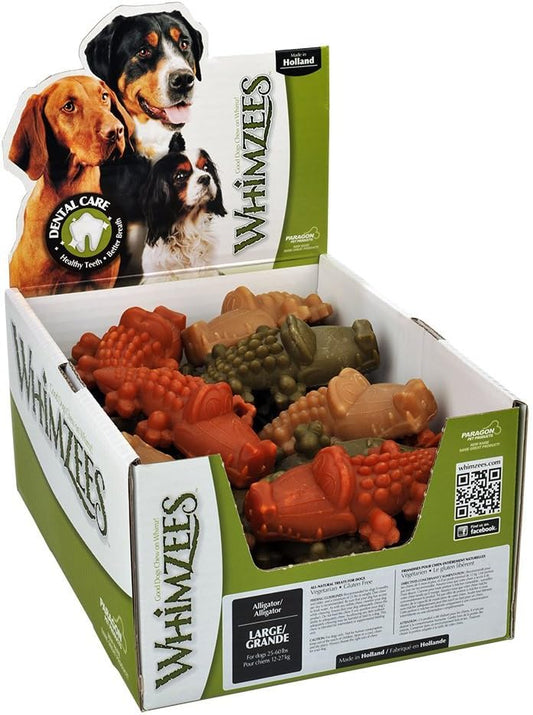 Whimzees-Paragon-Alligator-Dental-Chews-for-Large-Dogs,-30-CT-----155