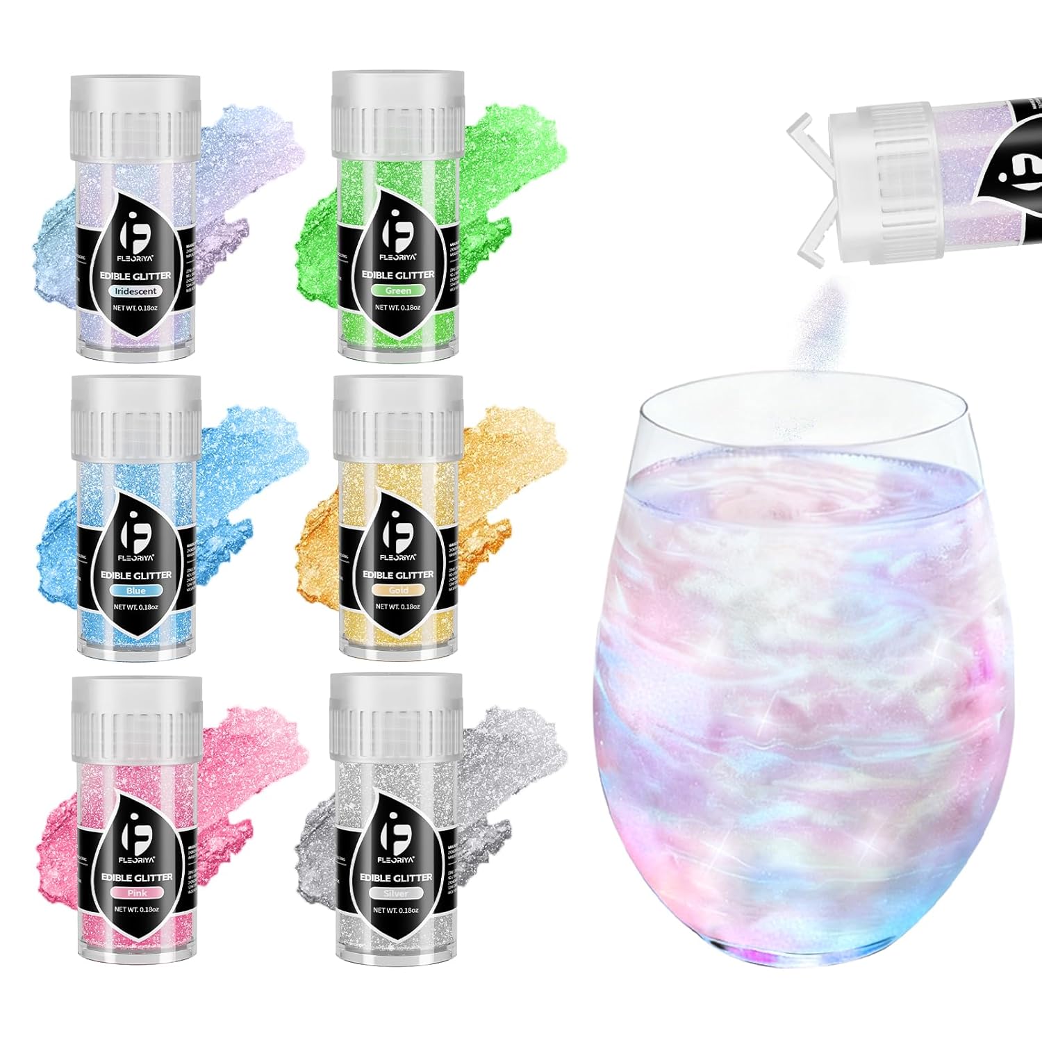 Edible-Glitter-for-Cocktails,-Edible-Luster-Dust-6-Colors,-Food-Grade-Glimmer-for-Cakes,-1477