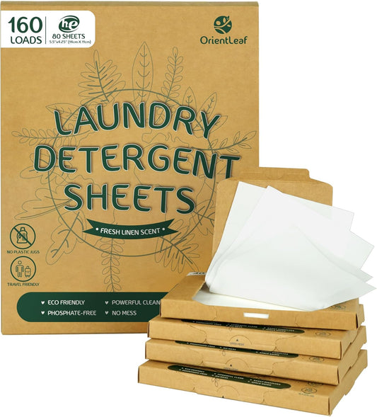 Laundry-Detergent-Sheets-Fresh-Scent,-Eco-Friendly,-Powerful-Cleaning,-Up-to-2004