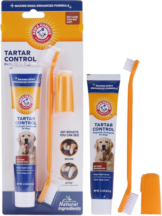 Arm-&-Hammer-for-Pets-Tartar-Control-Dog-Dental-Kit,-Enzymatic-with-662