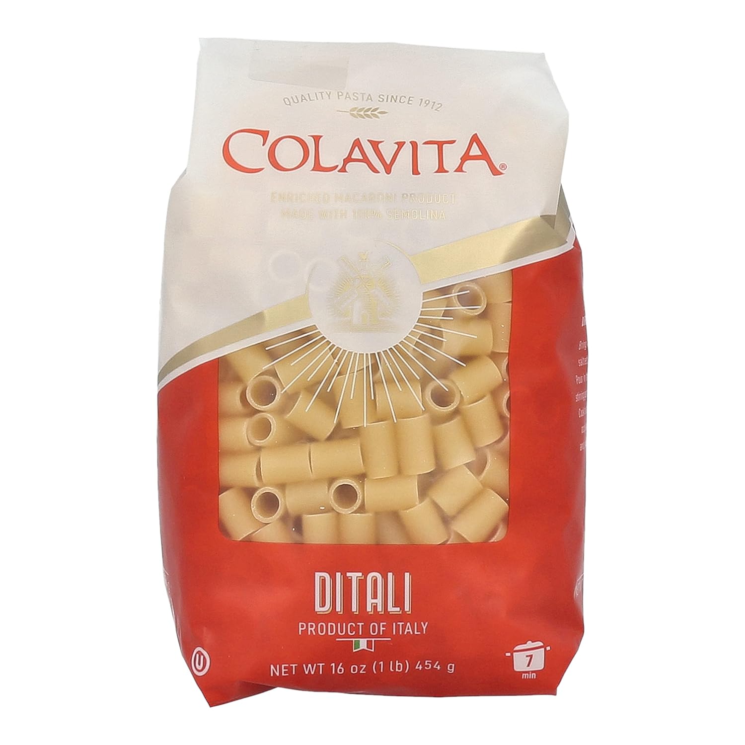 Colavita-Pasta---Ditali,-1-Pound---Pack-of---58