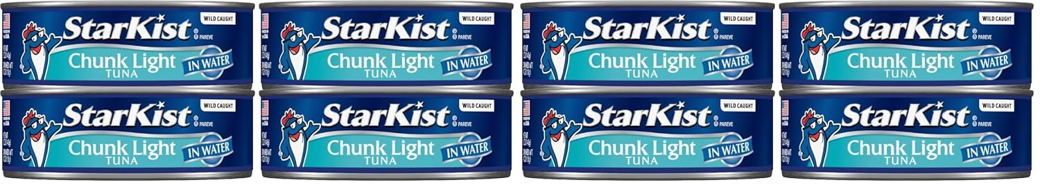 StarKist-Chunk-Light-Tuna-in-Water,-5-oz-Canned-Tuna-Fish,-Wild-Caught,-142