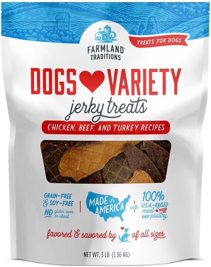 Farmland-Traditions-Dogs-Love-Jerky-Dog-Treats,-Premium-Dog-Jerky-Variety-with-2491