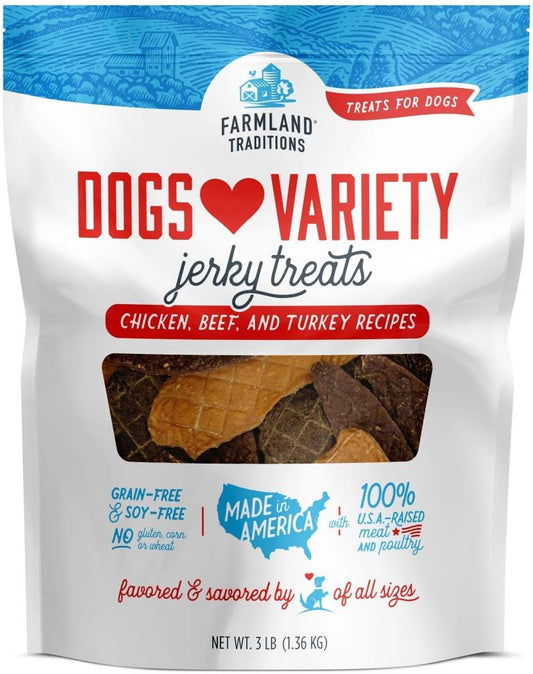 Farmland-Traditions-Dogs-Love-Jerky-Dog-Treats,-Premium-Dog-Jerky-Variety-with-2491