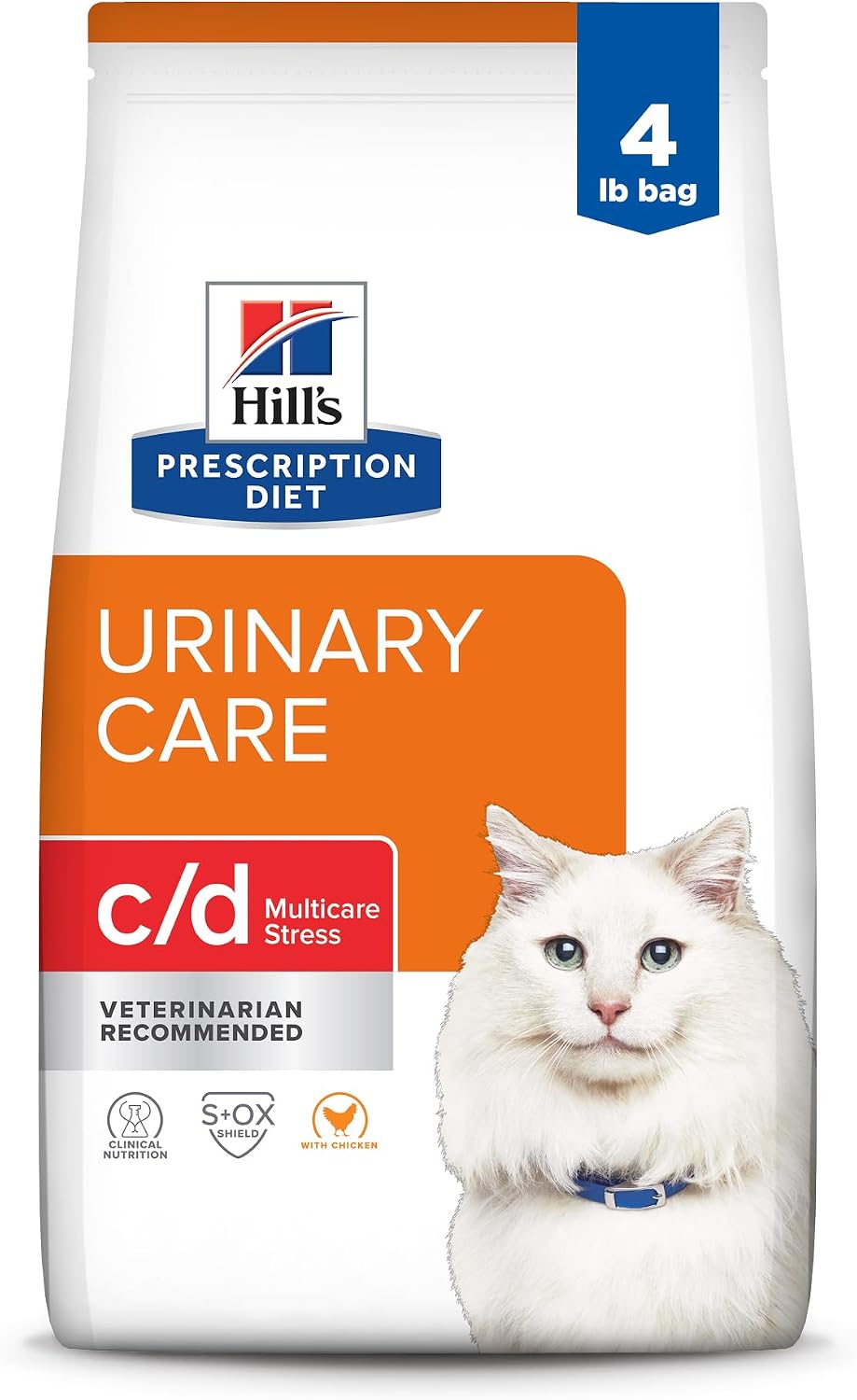 Hill's-Prescription-Diet-c/d-Multicare-Stress-Urinary-Care-Dry-Cat-Food,-Chicken,-4-1638