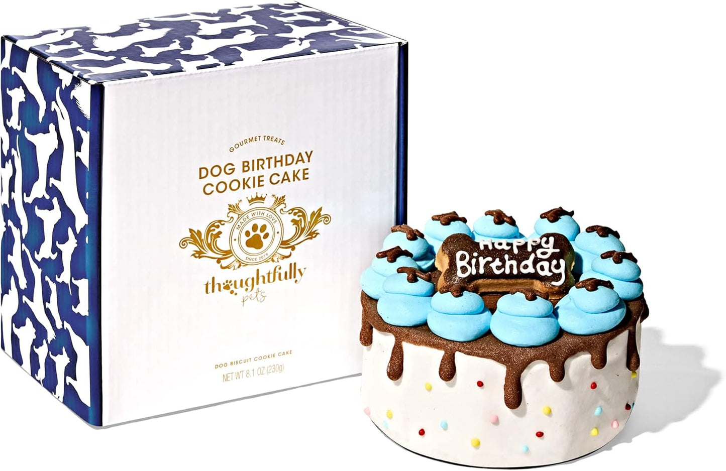 Pets,-Blue-Dog-Happy-Birthday-Mini-Cookie-Cake,-3791