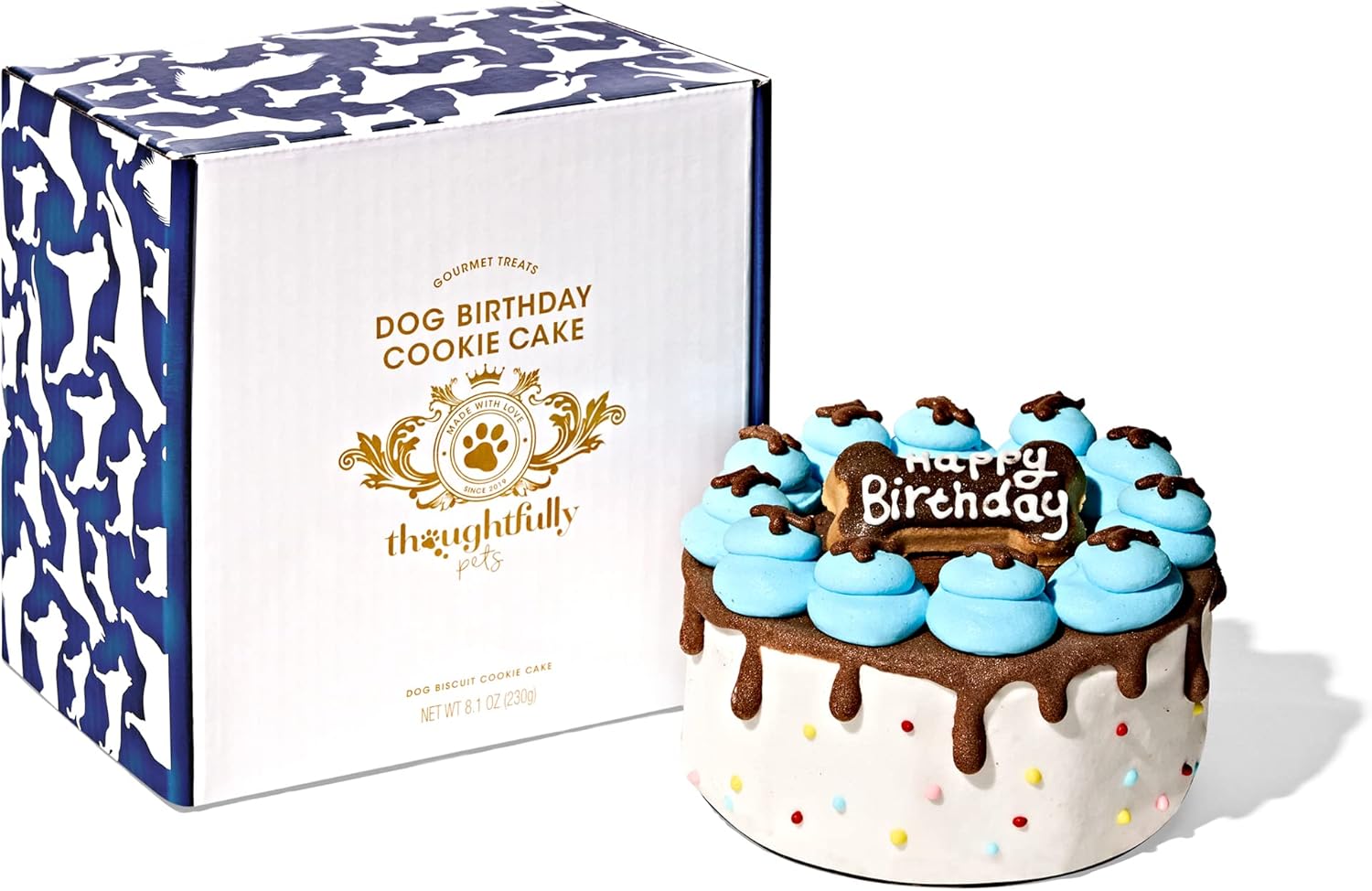 Pets,-Blue-Dog-Happy-Birthday-Mini-Cookie-Cake,-3791