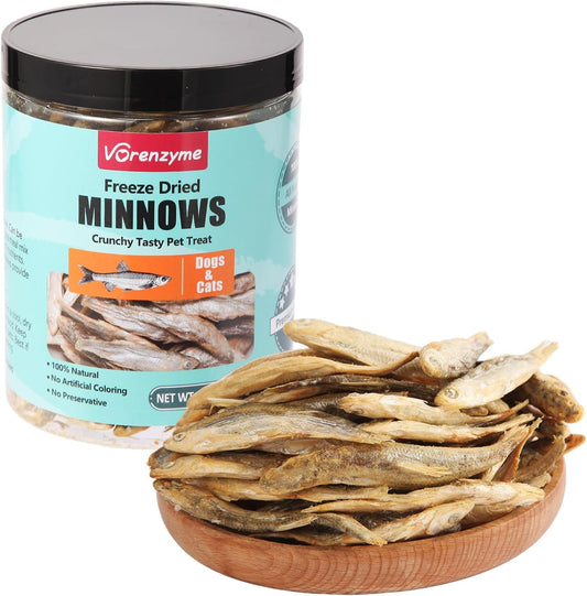 Minnows---Freeze-Dried-Minnows-Dogs-&-Cats,100%-Natural-Single-Ingredient-Training-Treats,-Premium-237