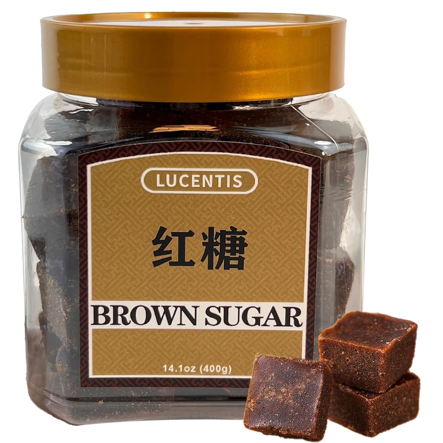 Chinese-Brown-Sugar-Cubes-(????)-–-14.2oz-(400g)-Handmade-Yunnan-Dark-Brown-–-Sweetener-1140