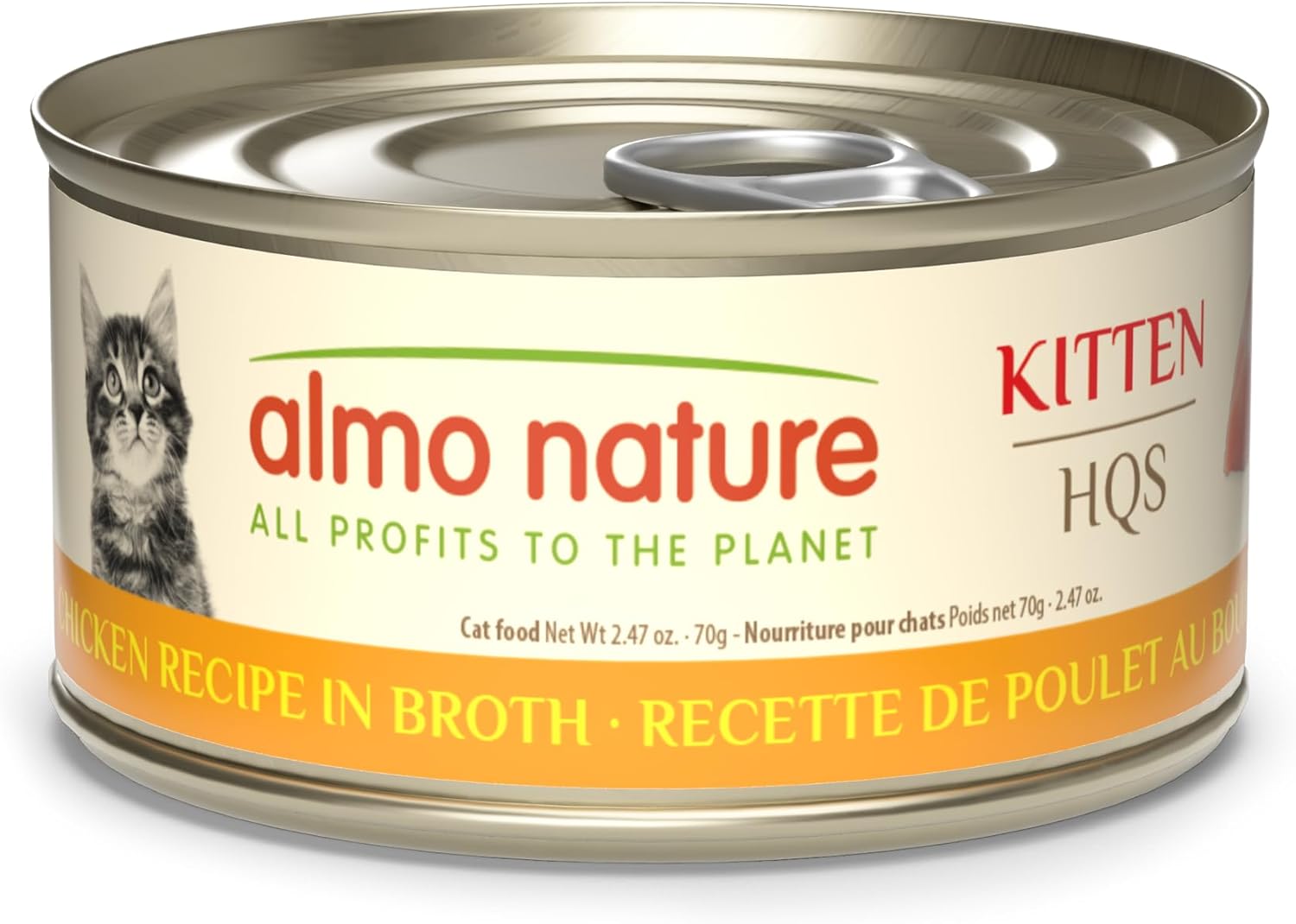 almo-nature-HQS-Natural-Wet-Cat-Food-Chicken-Recipe-in-Broth-Kitten,-2.47-(Pack174