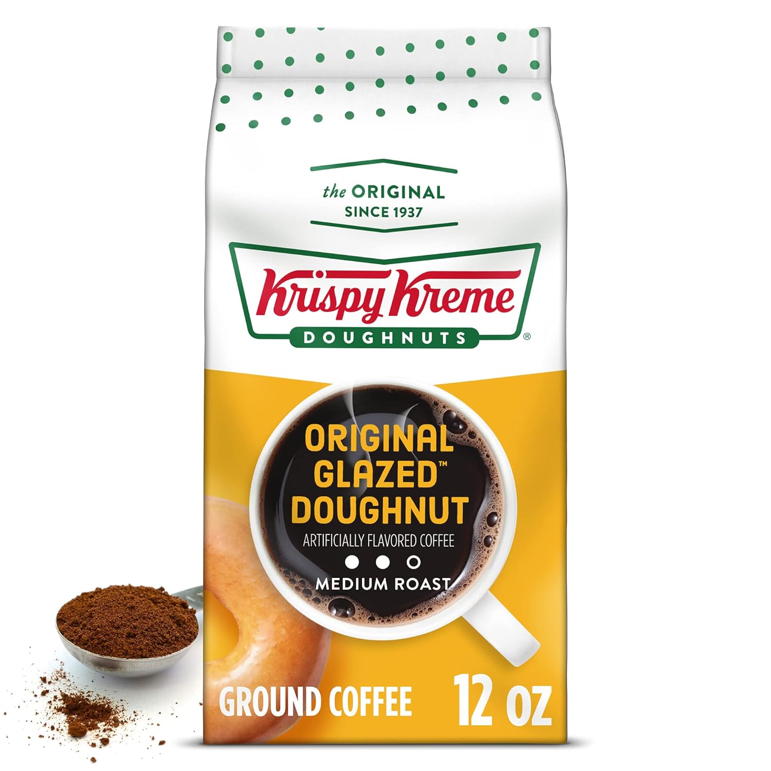 Krispy-Kreme-Doughnuts-Original-Glazed-Donut-Ground-Coffee,-Bagged-12oz-------2497