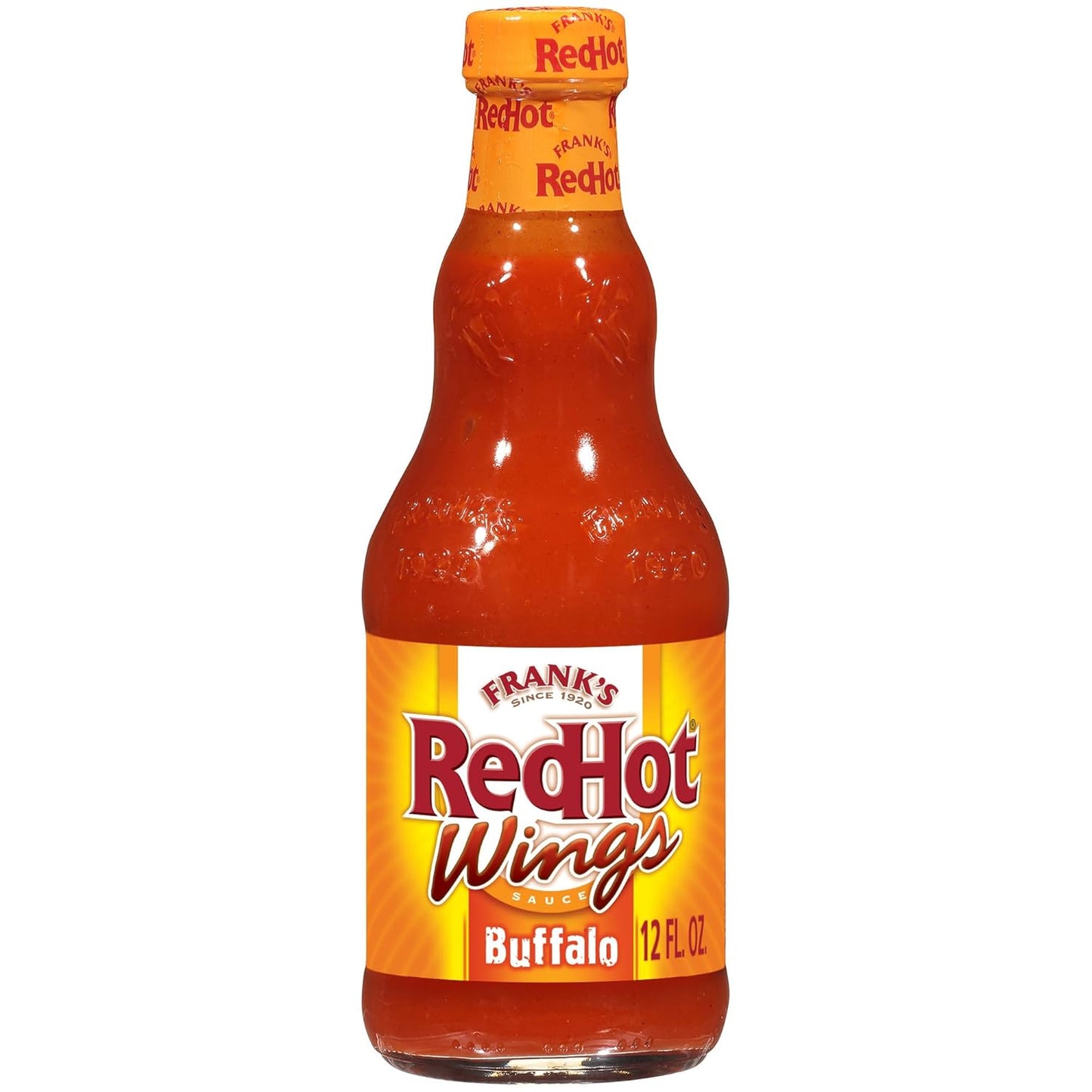 Frank's-RedHot-Wings-Sauce,-Buffalo,-Ready-To-Use,-Shake-or-Pour-Over-Wings,-Sandwiches,-2038