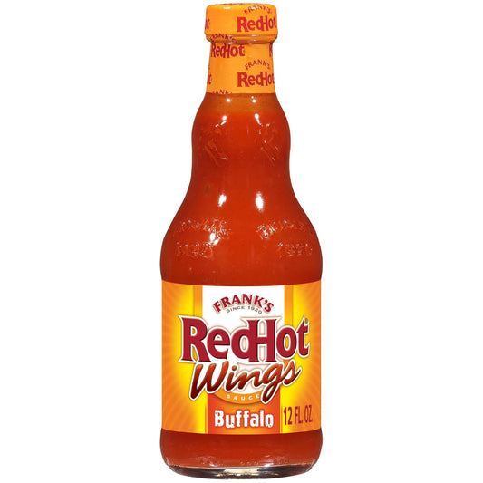 Frank's-RedHot-Wings-Sauce,-Buffalo,-Ready-To-Use,-Shake-or-Pour-Over-Wings,-Sandwiches,-2038